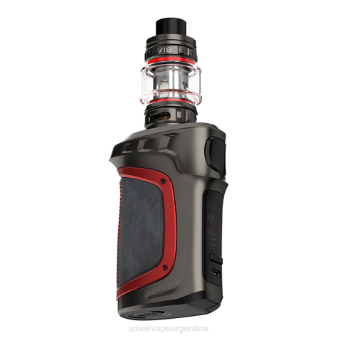 SMOK Vape Store 644270 | cuero rojo gris SMOK MAG-18 equipo