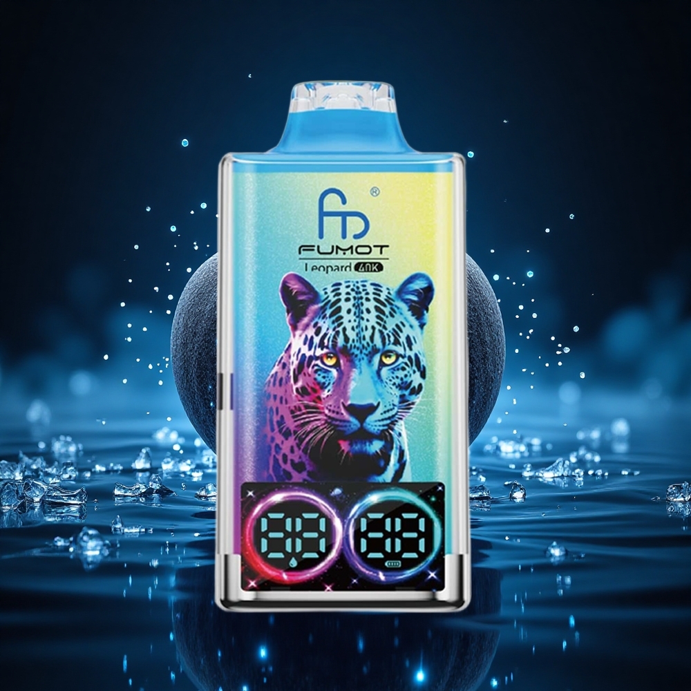 Fumot Leopard 40K Puffs Dragón Negro Hielo 5% Dual Mesh 700mAh