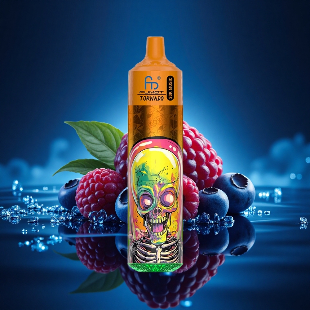 Fumot Randm Tornado 30000 Puffs Arándano Frambuesa LED 30mL 5%