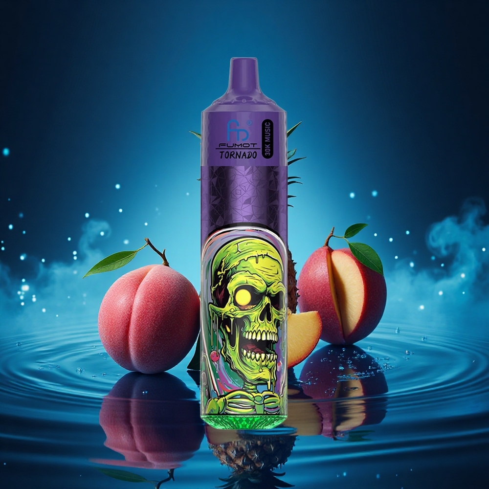 Fumot Randm Tornado 30000 Puffs Durazno Mango Piña 30mL 5% Malla