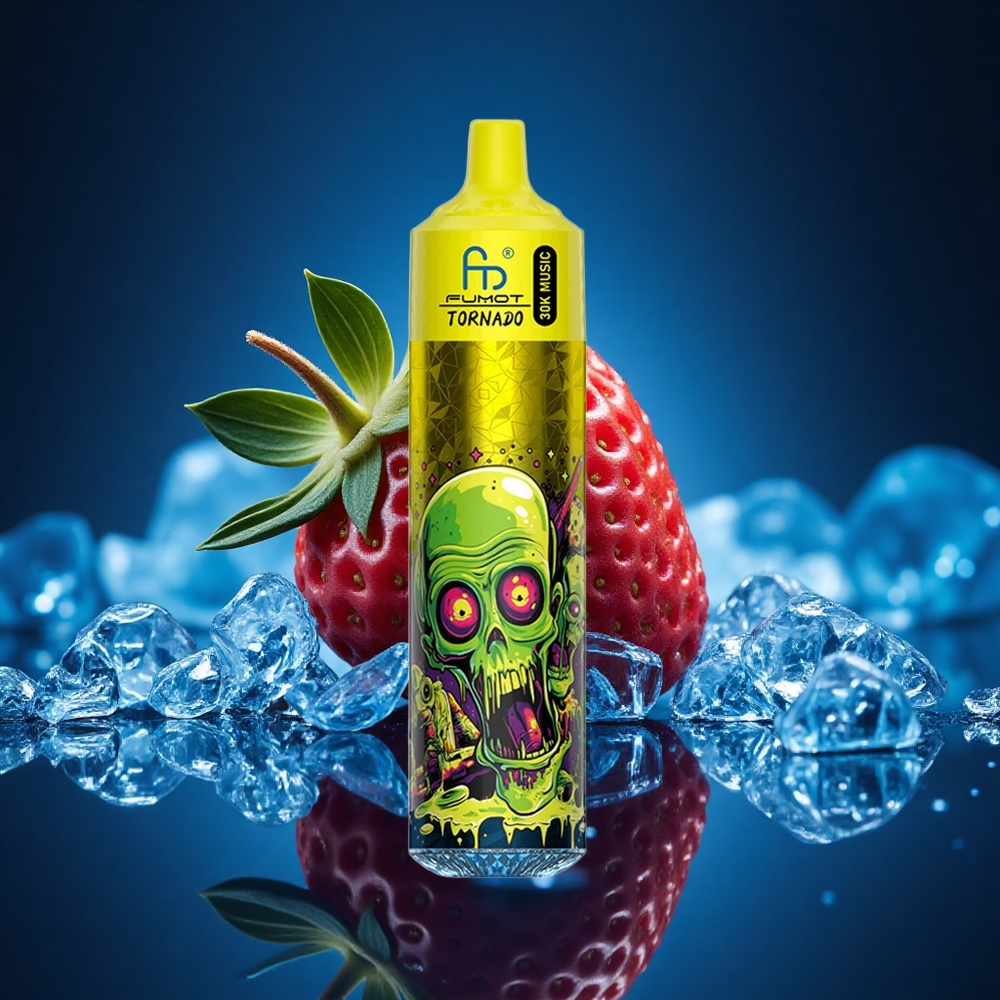 Fumot Randm Tornado 30000 Puffs Helado de Fresa 30mL 5% Malla 1.0 Ohm