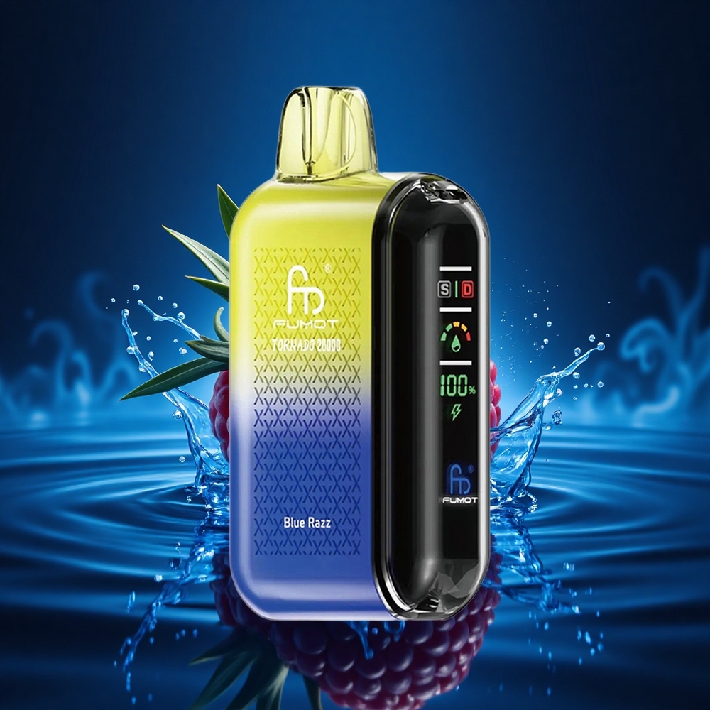 Fumot Tornado 20000 Puffs Azul Frambuesa Doble Malla 20ml