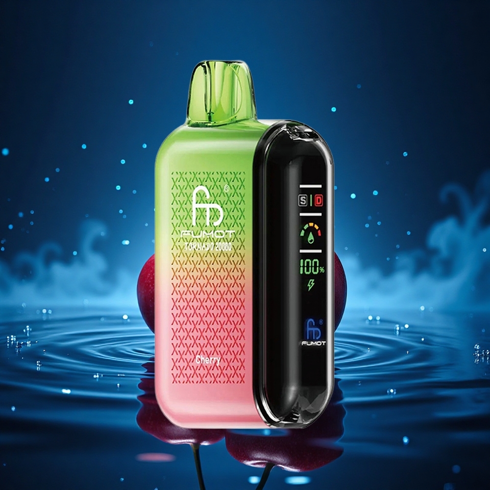 Fumot Tornado 20000 Puffs Cereza Dual Coil Inteligente