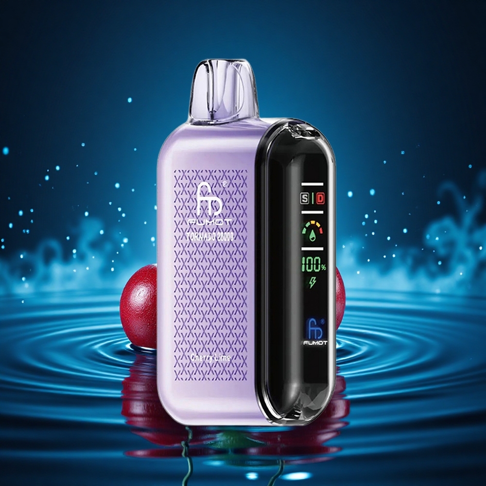 Fumot Tornado 20000 Puffs Cereza Lima Dual Malla 20ml
