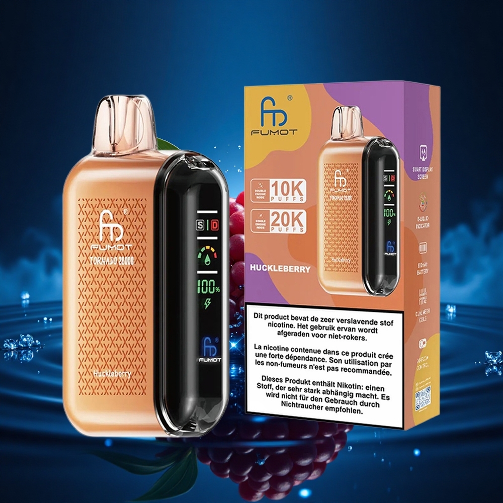 Fumot Tornado 20000 Puffs Morita Doble Malla Inteligente
