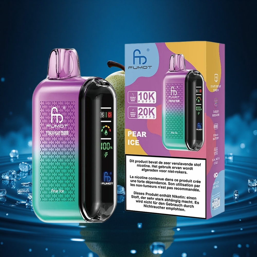 Fumot Tornado 20000 Puffs Perla Hielo Dual Malla 20ml