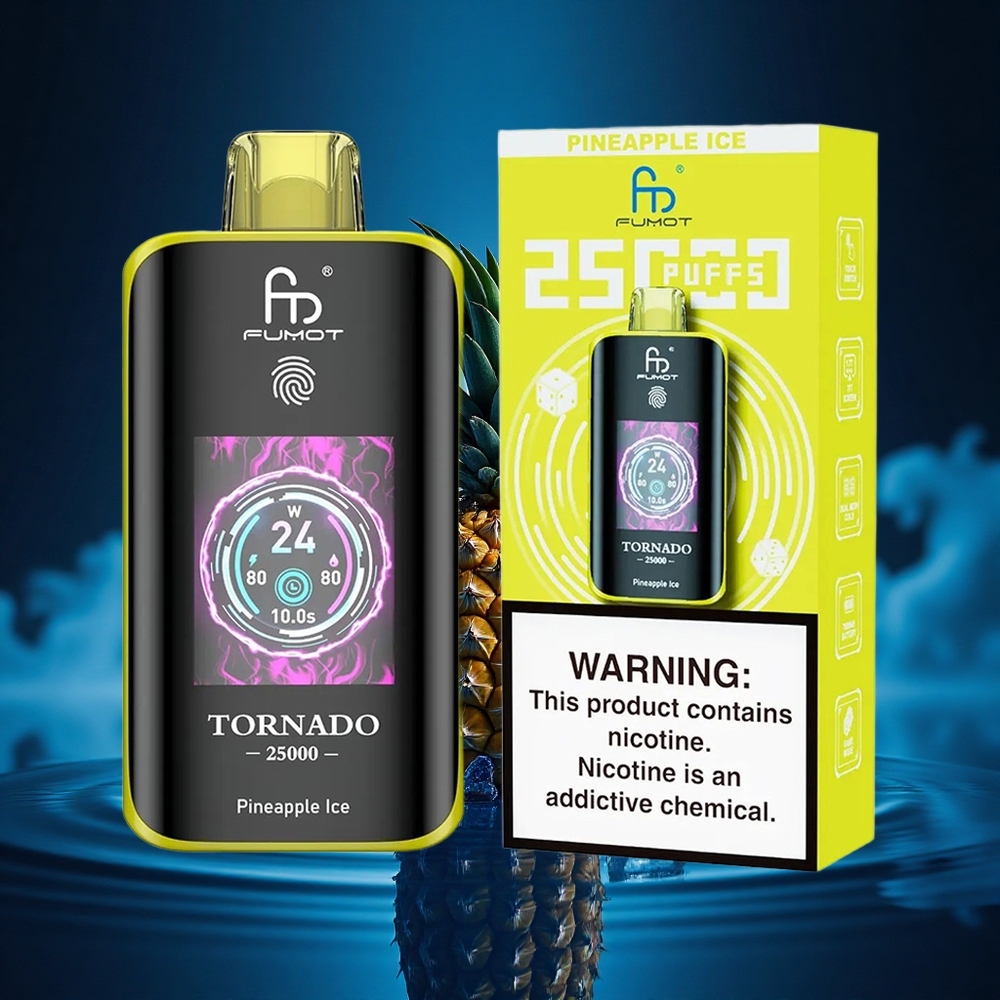 Fumot Tornado 25000 Puffs Piña Helada HD 20ml Tipo-C