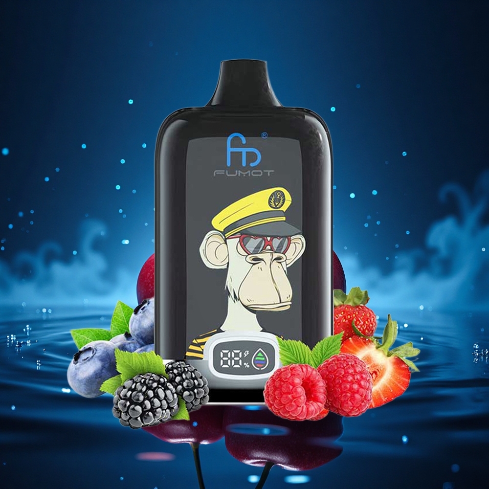 Fumot Tornado Digital Box 12000 Puffs Cereza Tornado Digital 20ml Malla