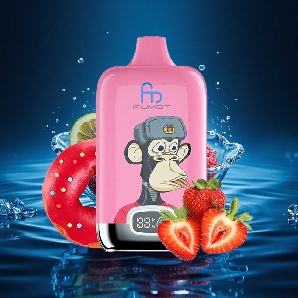 Fumot Tornado Digital Box 12000 Puffs Hielo Fresco Tornado Digital 20ml Tipo-C Recargable
