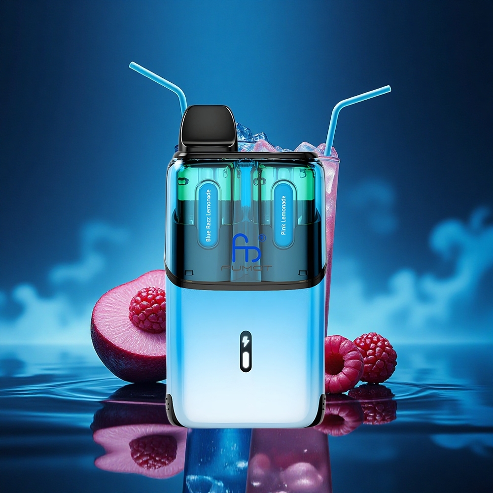 Fumot Ultra T32000 Puffs Azul Frambuesa Limonada - Rosa Limonada con 800mAh y 24ml
