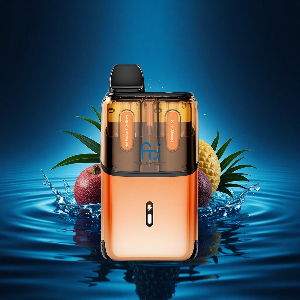 Fumot Ultra T32000 Puffs Kiwi Maracuyá Guayaba - Piña Hielo con 24ml y Carga Rápida Tipo-C