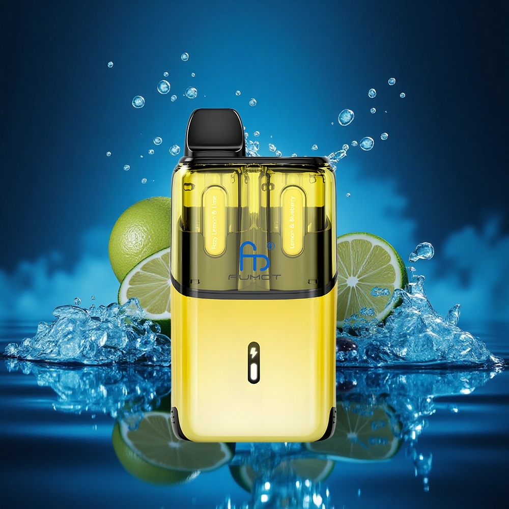 Fumot Ultra T32000 Puffs Limón Azul Eléctrico con Carga Rápida Tipo-C y Bobilla Avanzada