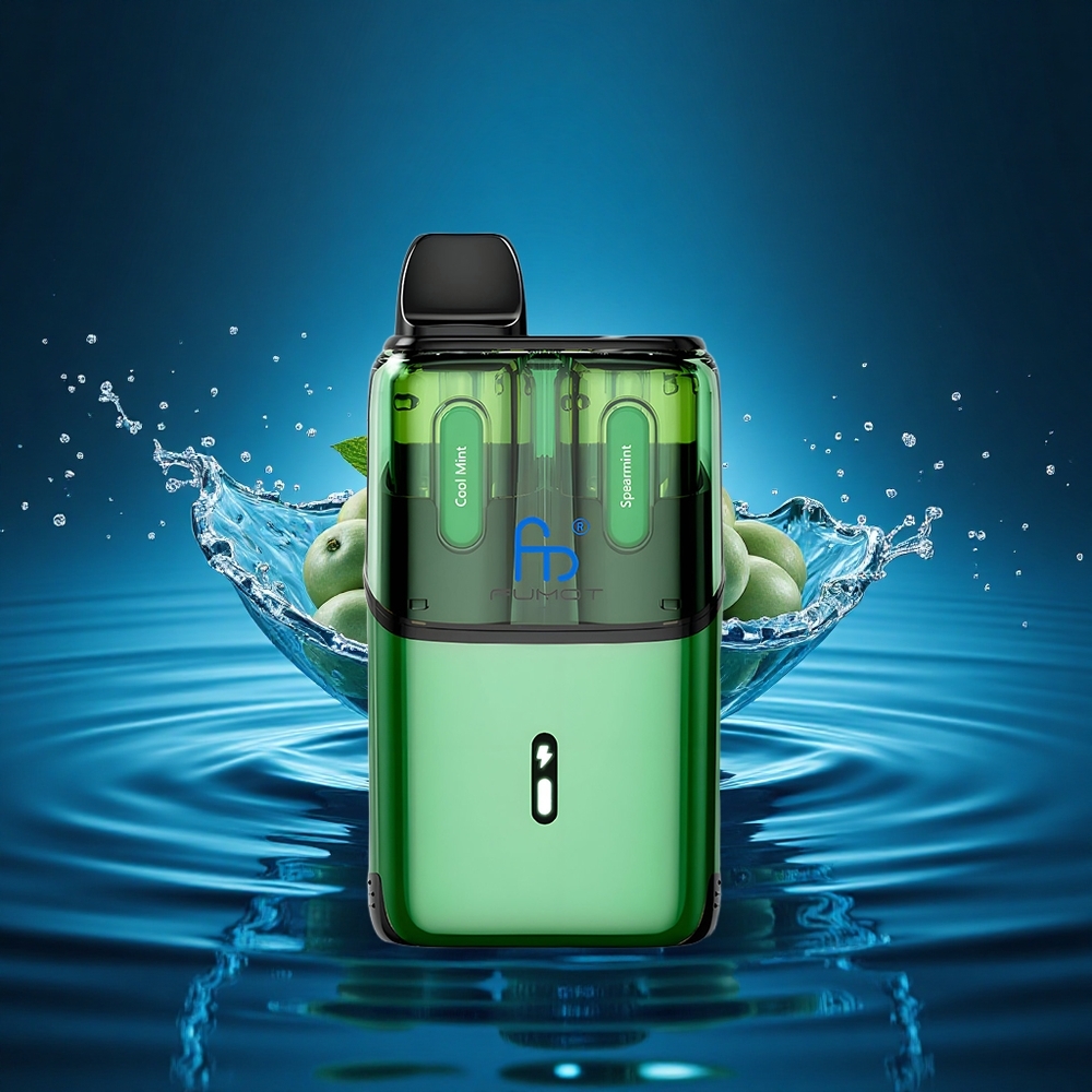 Fumot Ultra T32000 Puffs Menta Fresca - Menta Verde con 800mAh y Carga Rápida Type-C