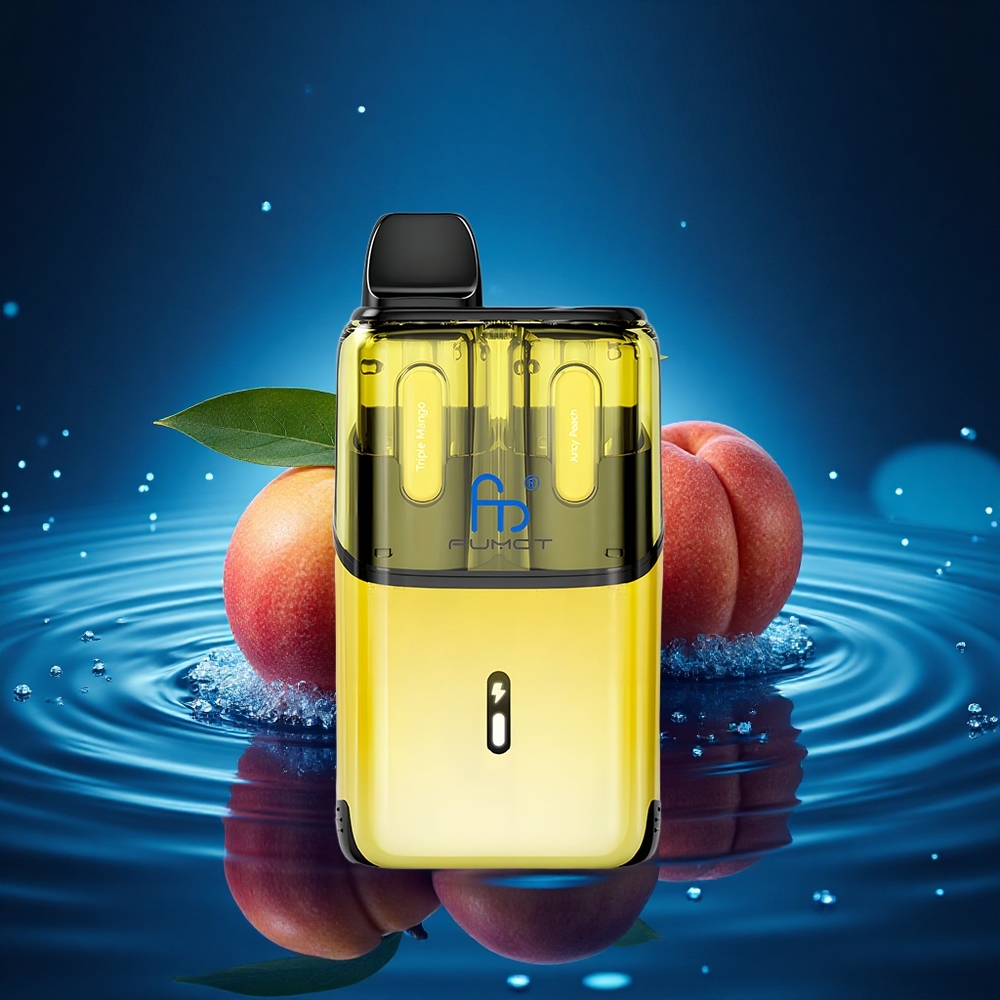 Fumot Ultra T32000 Puffs Triple Mango - Melocotón Jugoso con 24ml y Carga Rápida