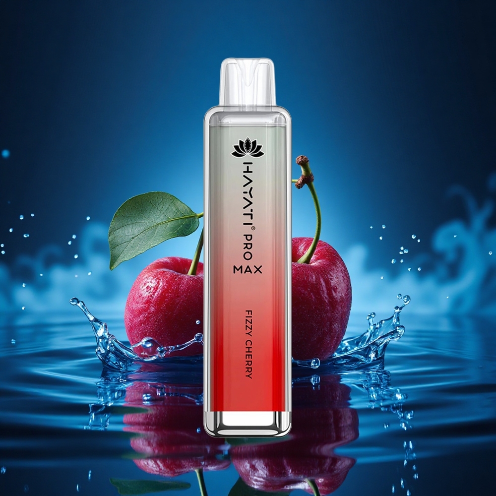 Hayati Pro Max 4000 Puffs Cereza Efervescente Pro Dual 2ml Recargable