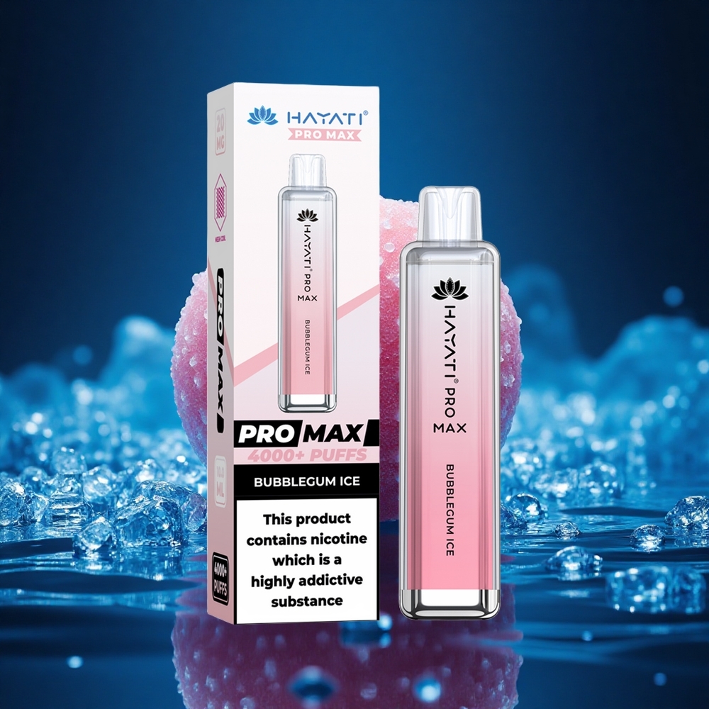 Hayati Pro Max 4000 Puffs Chicle Helado Dual Mesh 2ml Recargable