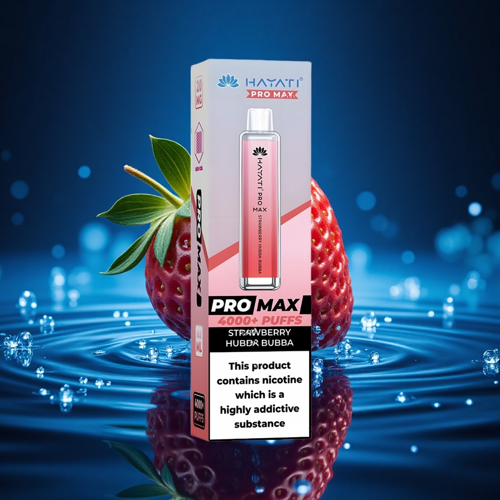 Hayati Pro Max 4000 Puffs Fresa Bubba Dual Mesh Recargable