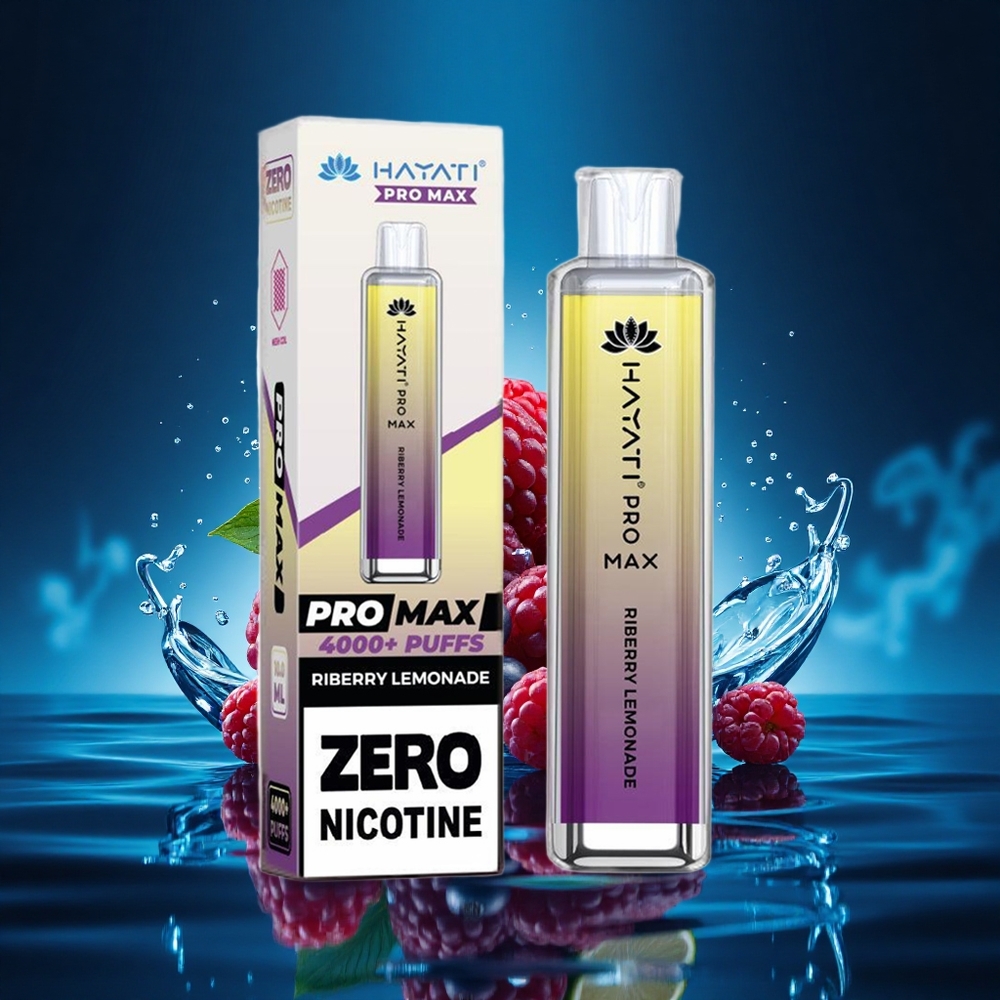Hayati Pro Max 4000 Puffs Limón Riberry Dual Mesh Recargable
