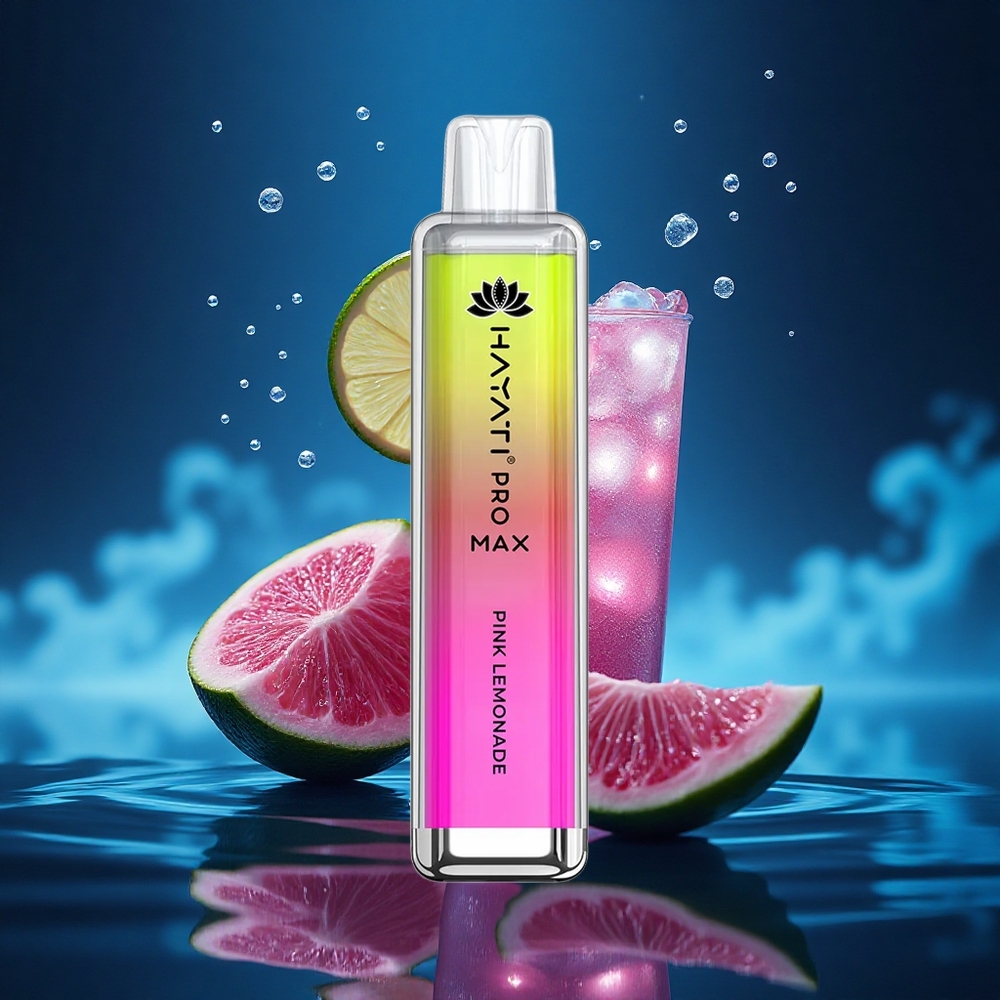 Hayati Pro Max 4000 Puffs Limonada Rosa Dual Mesh 2ml Recargable