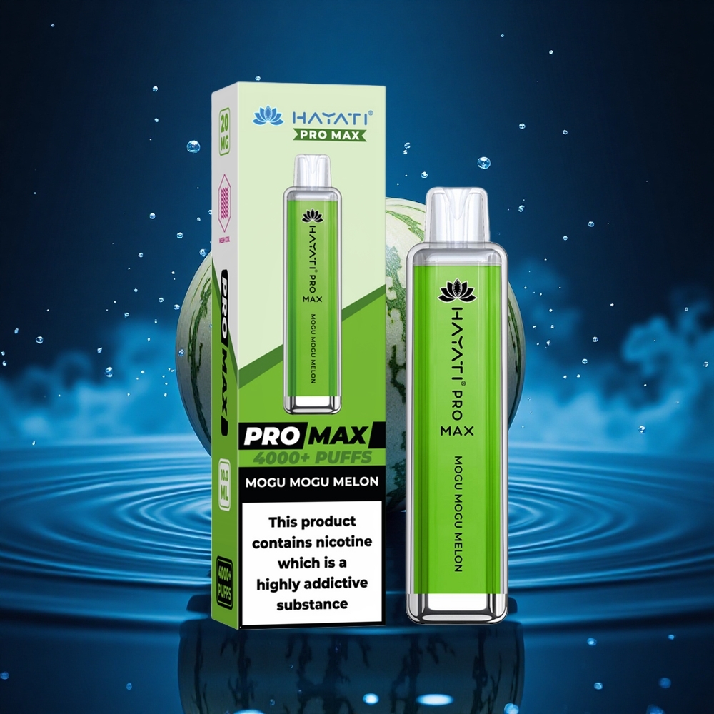 Hayati Pro Max 4000 Puffs Melón Melón Dual Mesh 2ml Recargable
