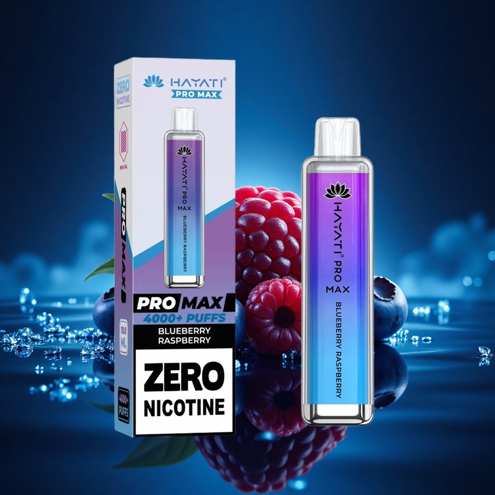 Hayati Pro Max 4000 Puffs Morazul Cristal Dual 5% Recargable