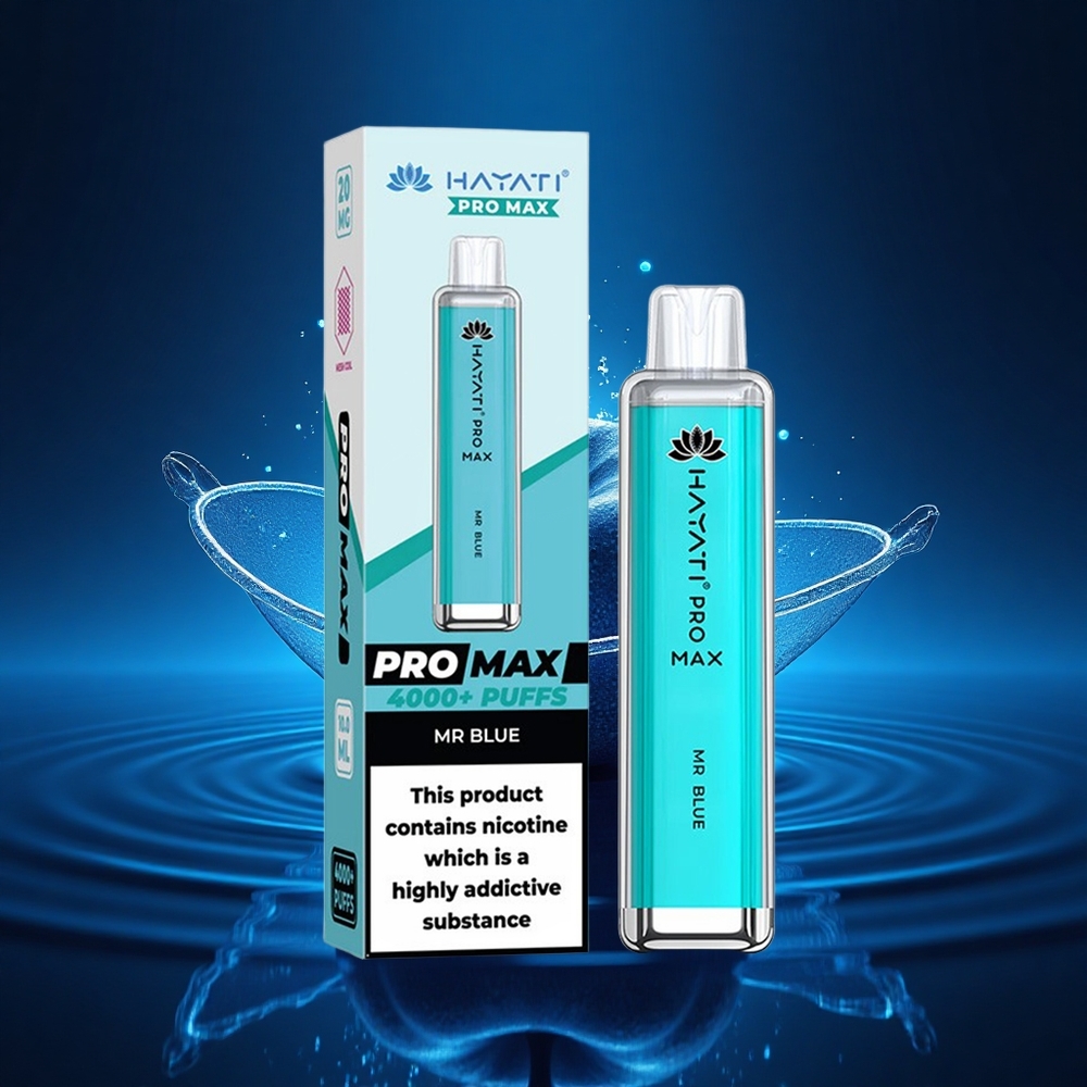 Hayati Pro Max 4000 Puffs Señor Azul Pro Recargable 2ml Dual Mesh
