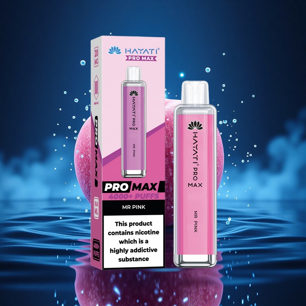 Hayati Pro Max 4000 Puffs Señor Rosa Pro Max 2ml Recargable 5% Nicotina