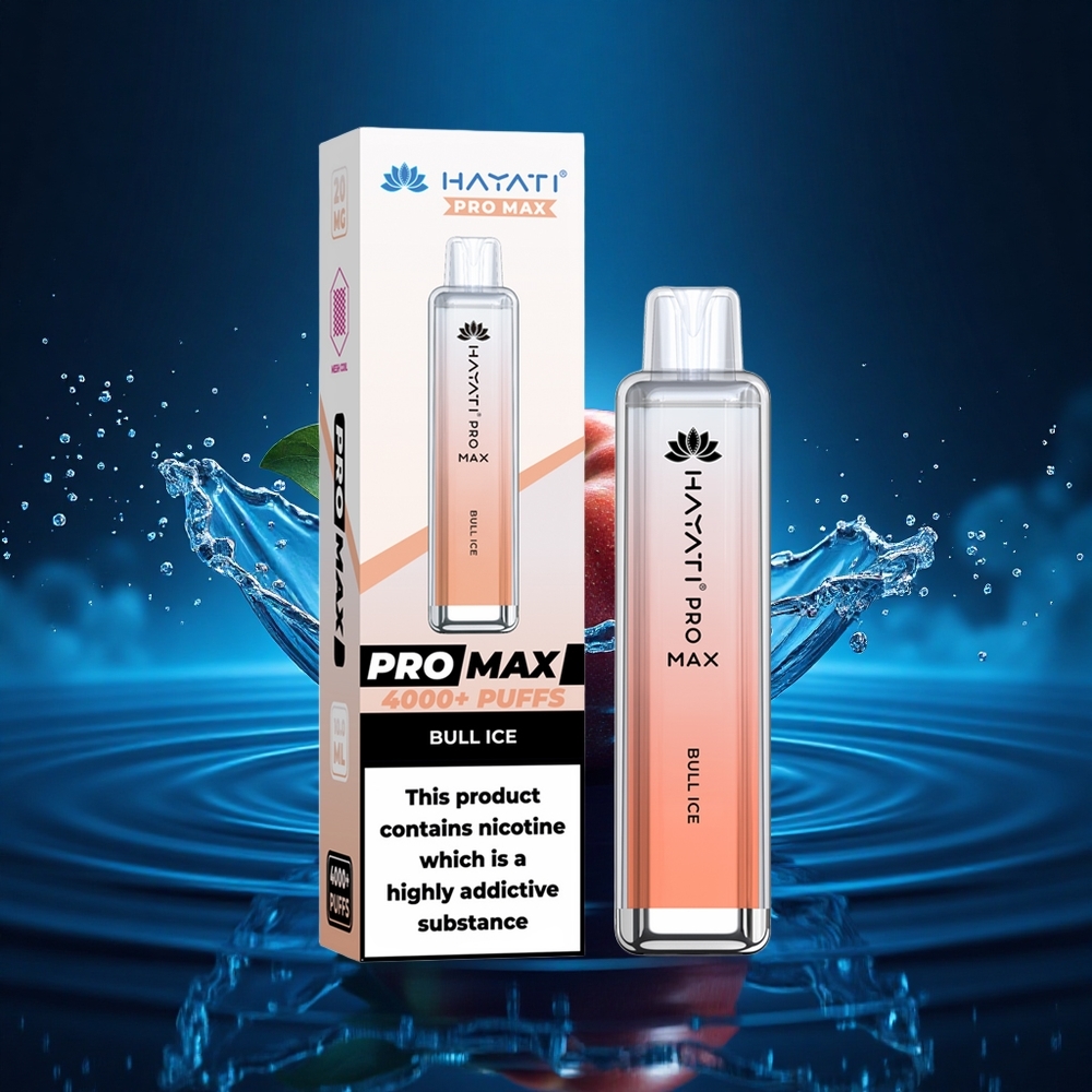 Hayati Pro Max 4000 Puffs Tormenta de Hielo Dual Mesh Recargable