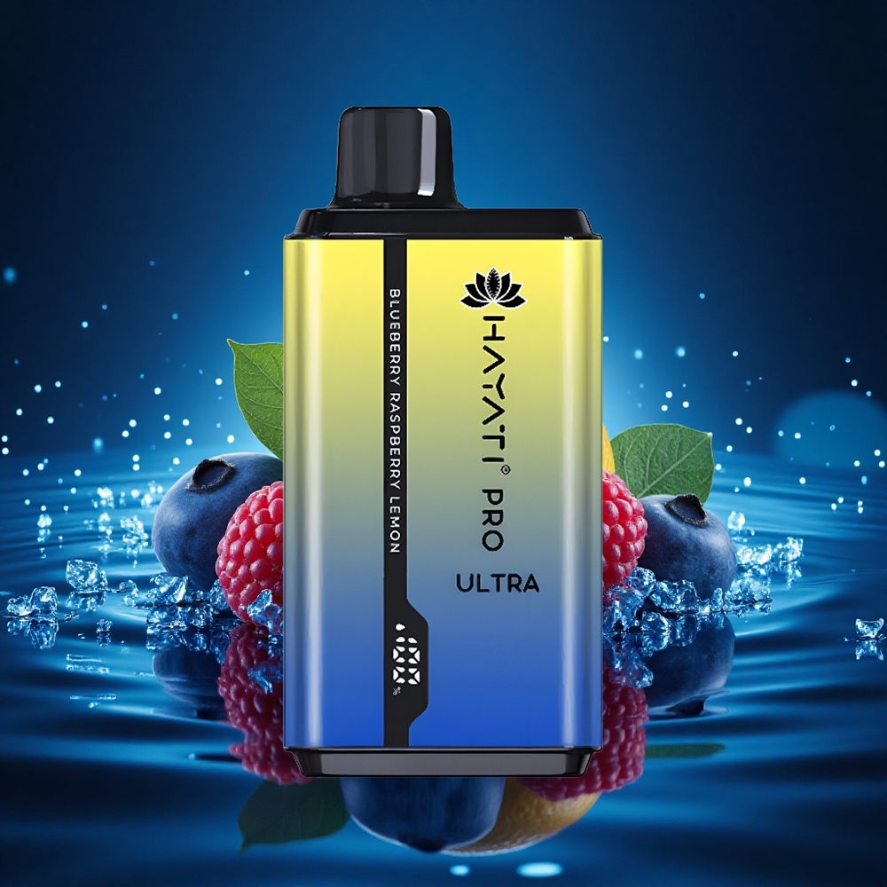 Hayati Pro Ultra 15000 Puffs Arándano Frambuesa Limón 850mAh 24ml