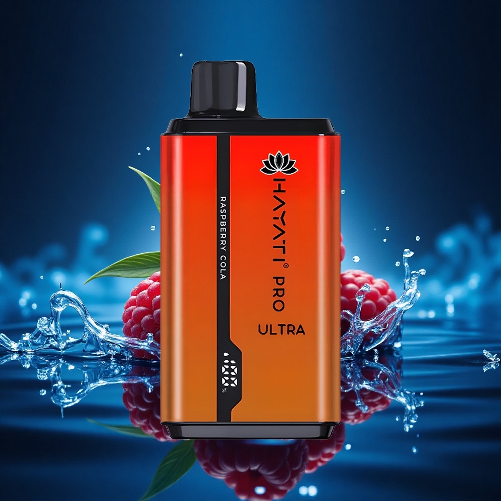 Hayati Pro Ultra 15000 Puffs Cola Frambuesa 850mAh 24ml