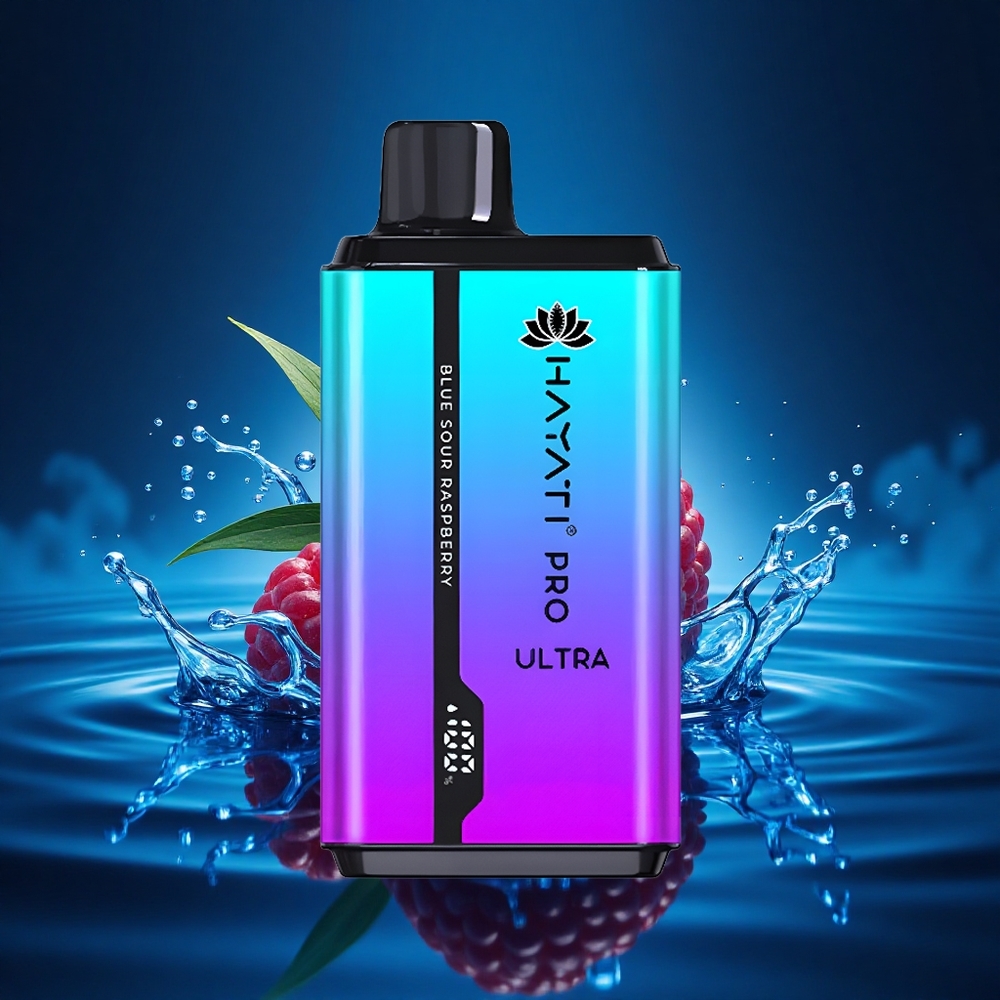 Hayati Pro Ultra 15000 Puffs Frambuesa Azul Agria 850mAh 24ml