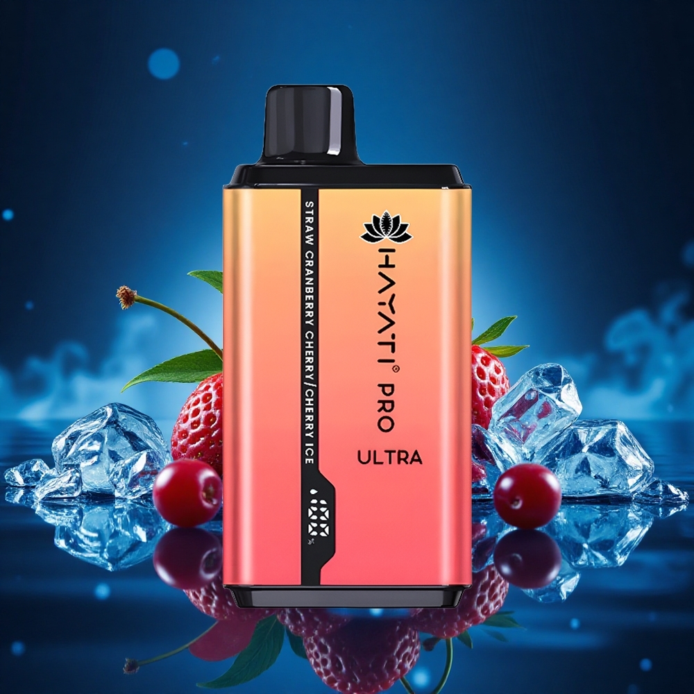 Hayati Pro Ultra 15000 Puffs Fresa Arándano Cereza Hielo 850mAh 24ml