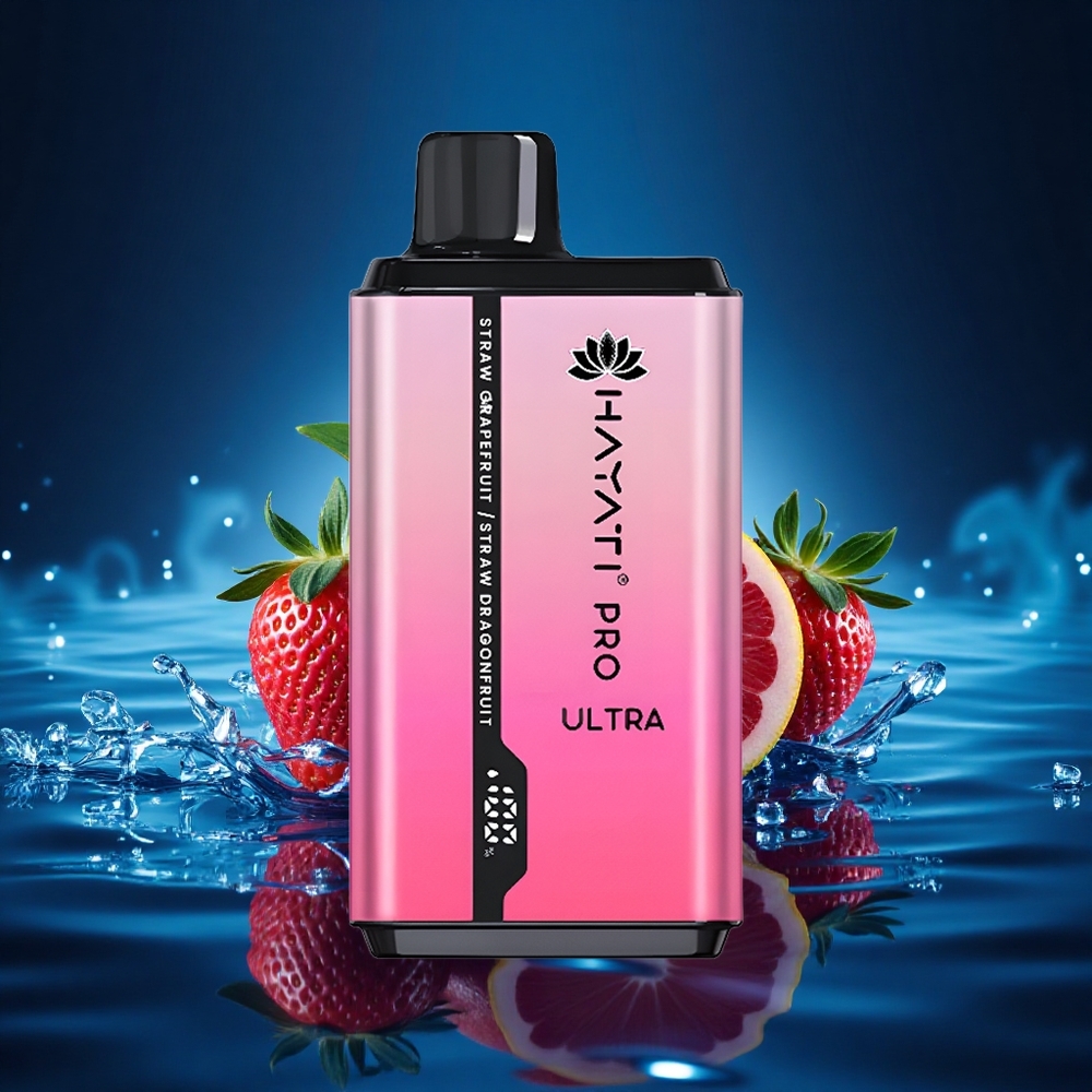 Hayati Pro Ultra 15000 Puffs Fresa Pomelo Fresa Pitahaya 850mAh 24ml