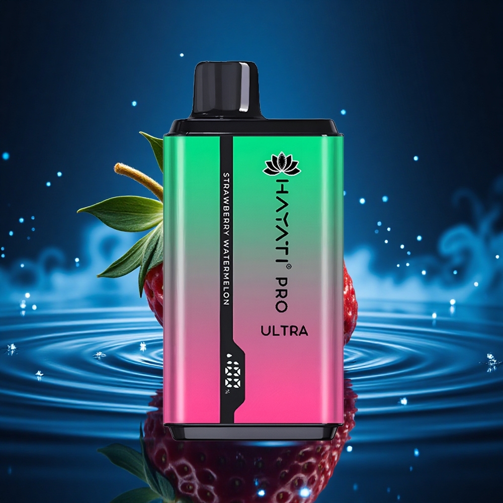 Hayati Pro Ultra 15000 Puffs Fresa Sandía 850mAh 24ml