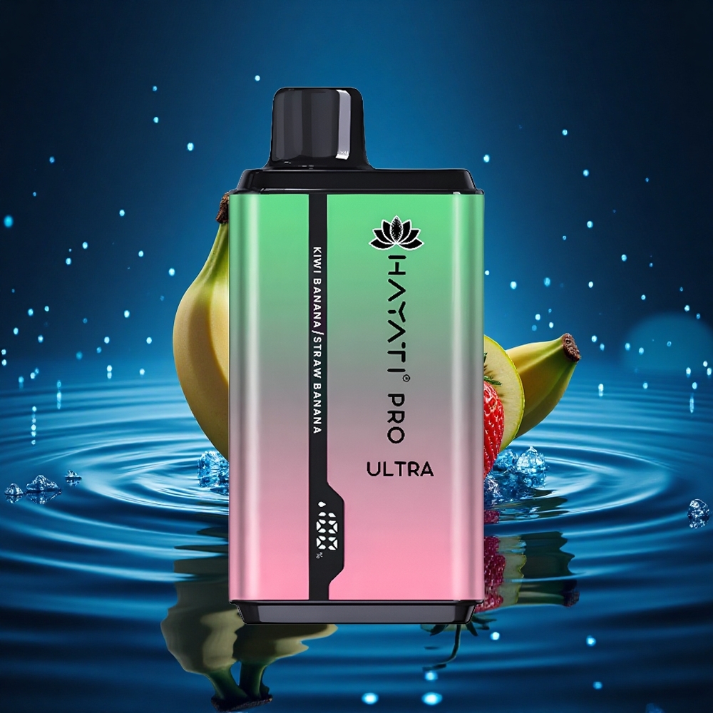 Hayati Pro Ultra 15000 Puffs Kiwi Banana Strawberry Banana 850mAh 24ml