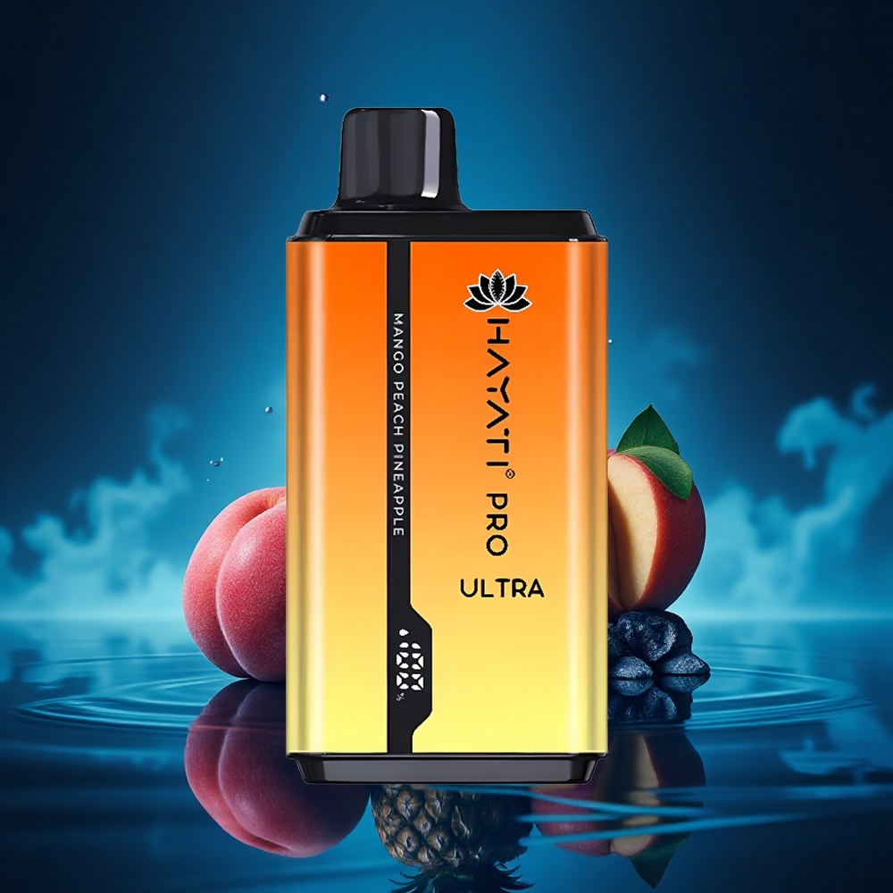 Hayati Pro Ultra 15000 Puffs Mango Durazno Piña 850mAh 24ml