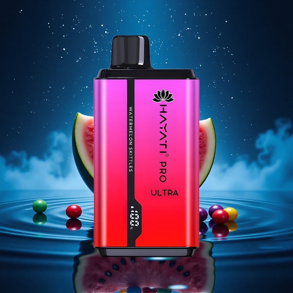 Hayati Pro Ultra 15000 Puffs Sandía Skittles 850mAh 24ml