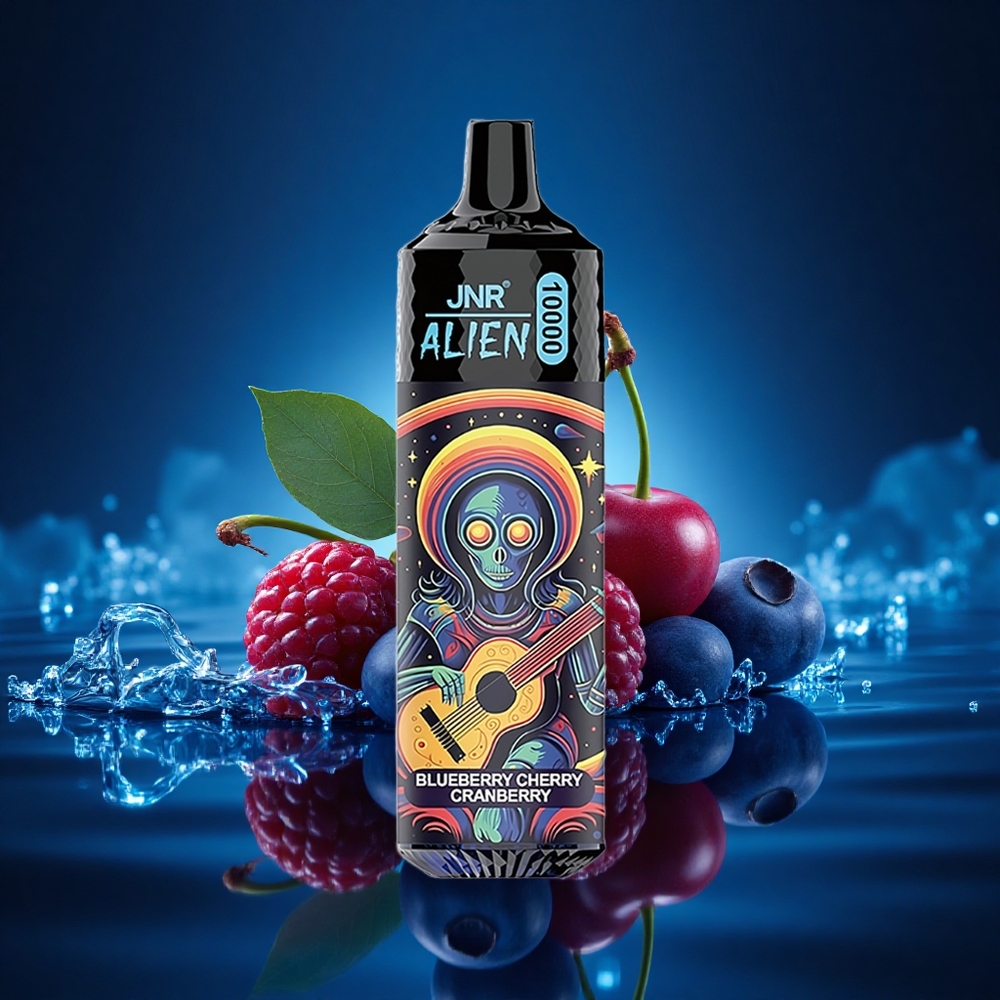 JNR Alien 10000 Arándano Cereza Azul con RGB y Carga Rápida