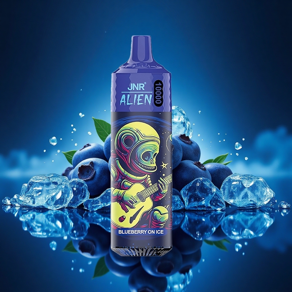 JNR Alien 10000 Arándano en Hielo con Carga Rápida y Luz LED