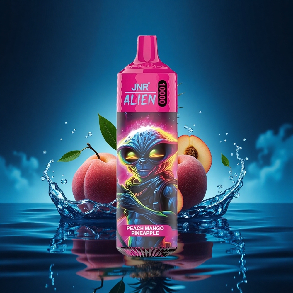 JNR Alien 10000 Durazno Mango Piña Luz RGB Carga Rápida