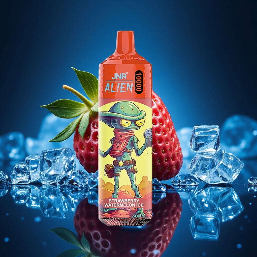 JNR Alien 10000 Fresa Sandía Hielo con RGB y Carga Rápida