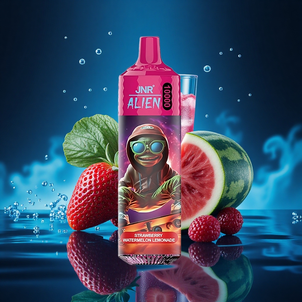 JNR Alien 10000 Fresa Sandía Limonada con Batería 850mAh y Carga Rápida Type-C