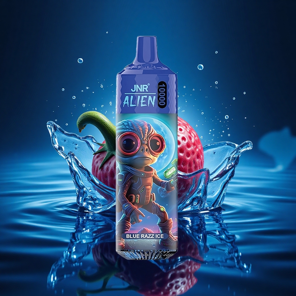 JNR Alien 10000 Hielo Frambuesa Azul con RGB y Carga Rápida