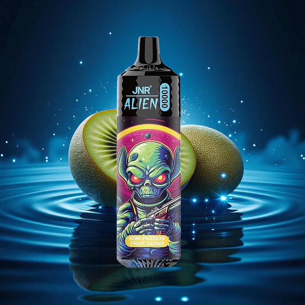 JNR Alien 10000 Pasión de Kiwi y Guayaba con Carga Rápida y Luz LED