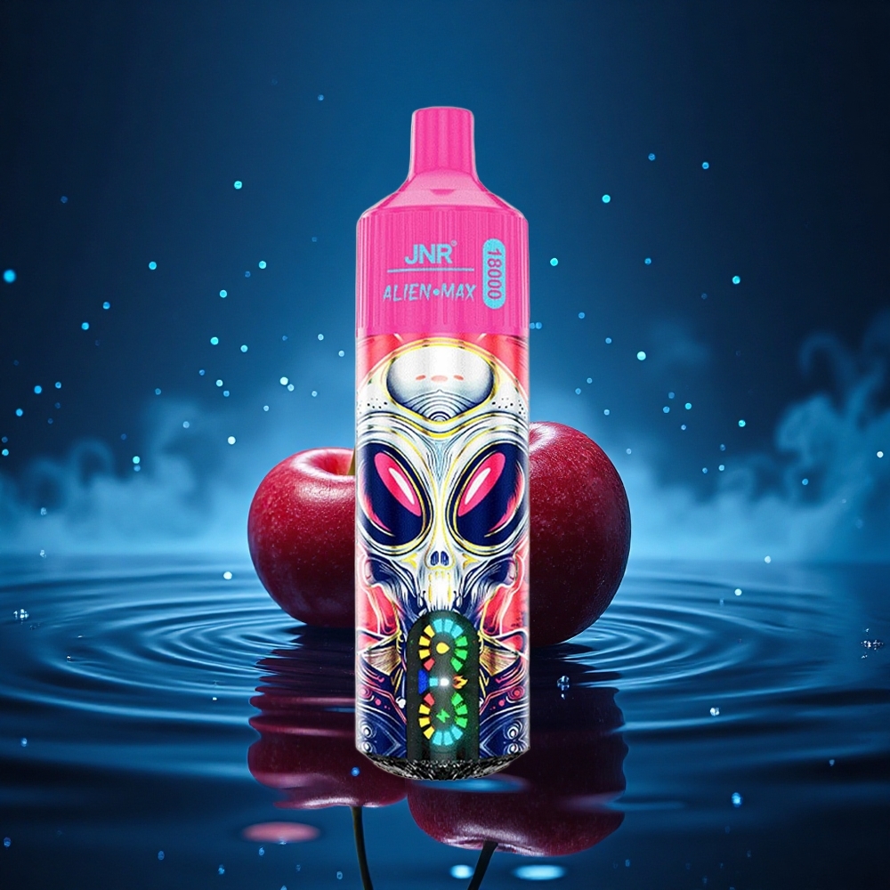 JNR Alien Max 18000 Cereza Baya Dual Malla Carga Rápida