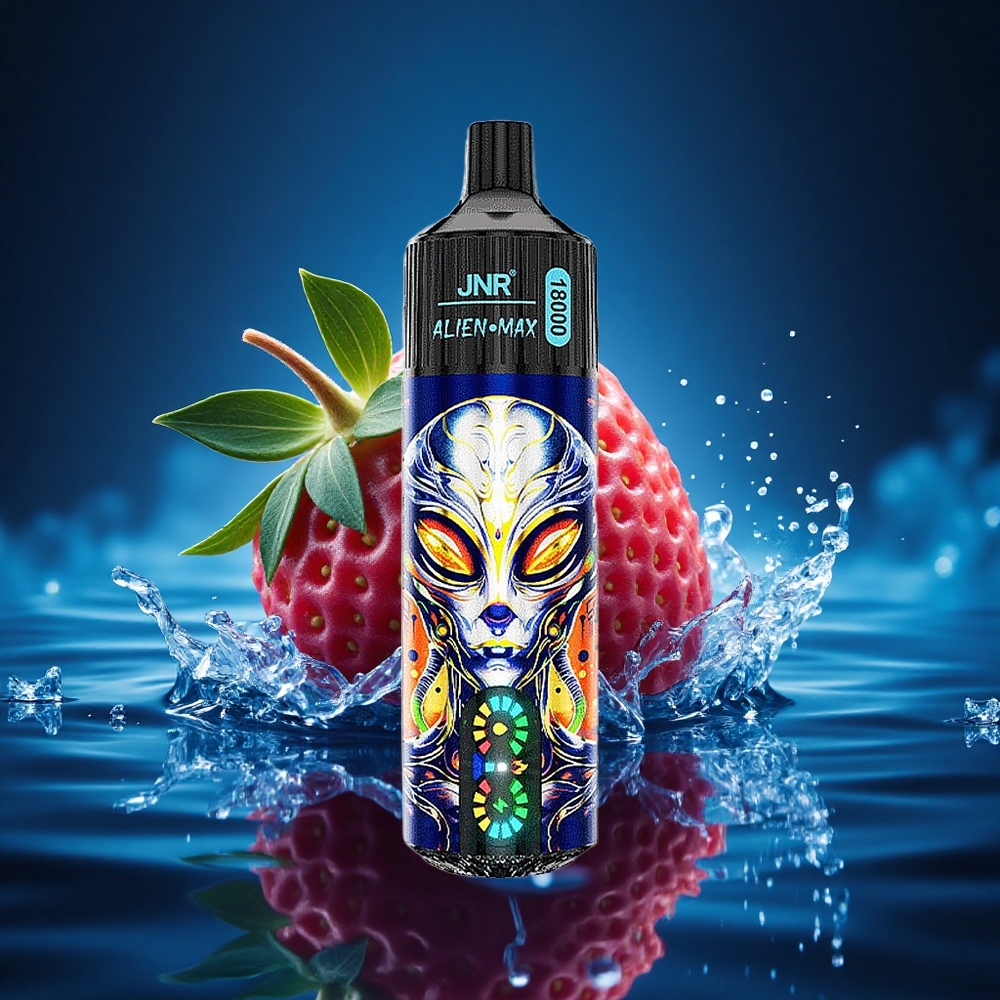 JNR Alien Max 18000 Chicle de Fresa y Sandía con Doble Malla y Carga Rápida