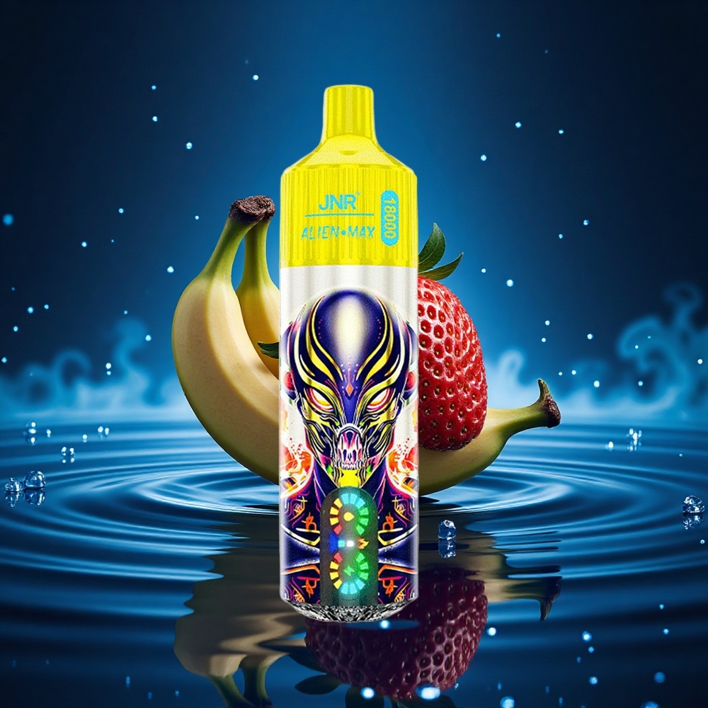 JNR Alien Max 18000 Fresa Plátano Dual Mesh y LED Inteligente