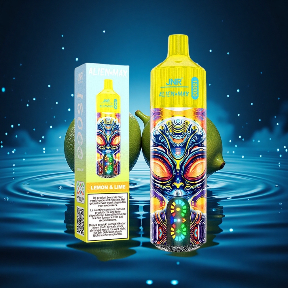 JNR Alien Max 18000 Limón & Lima Pantalla LED Doble Malla
