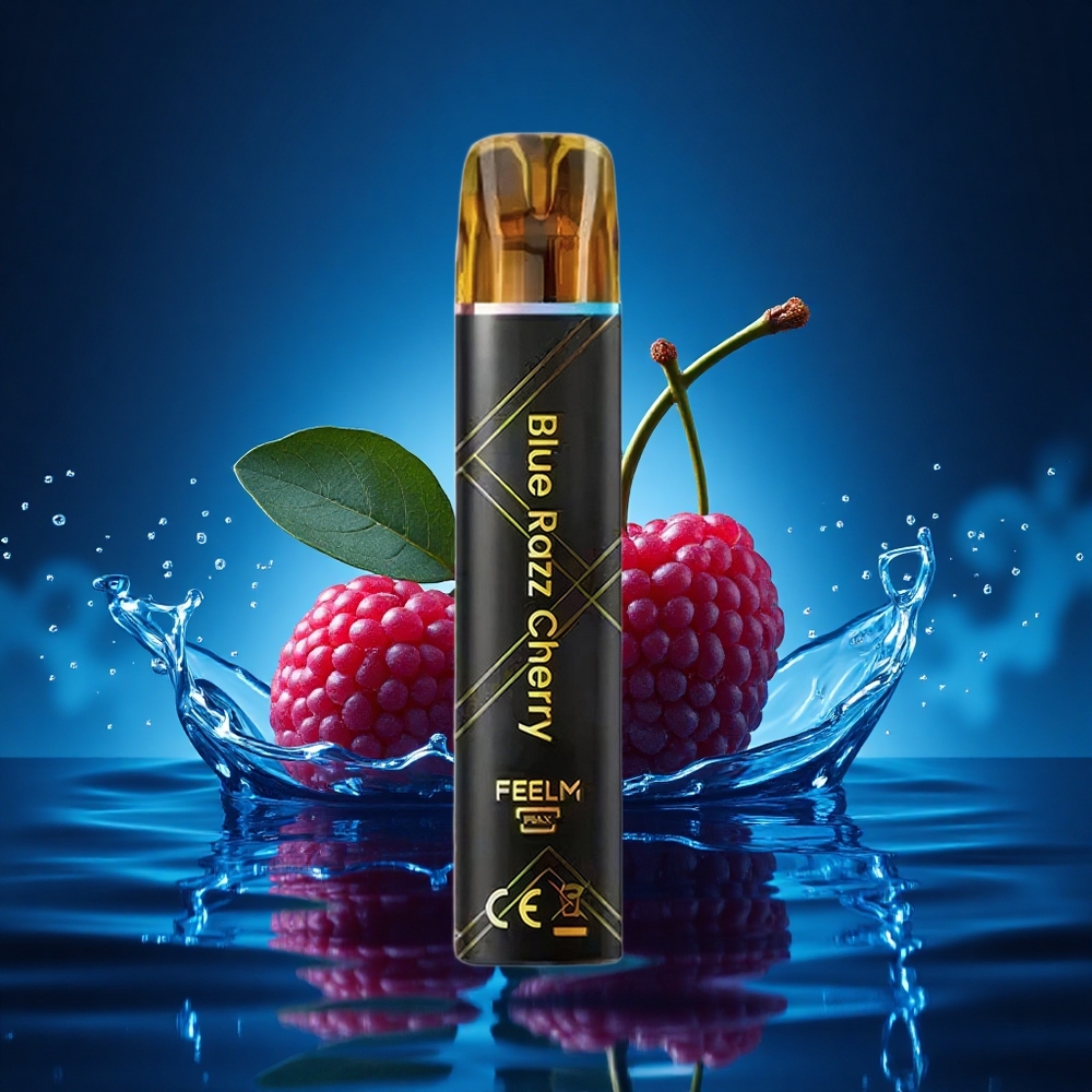 JNR Black&Golden 600+200 Cereza Frambuesa Azul 800 Puffs 2ml Sin Carga