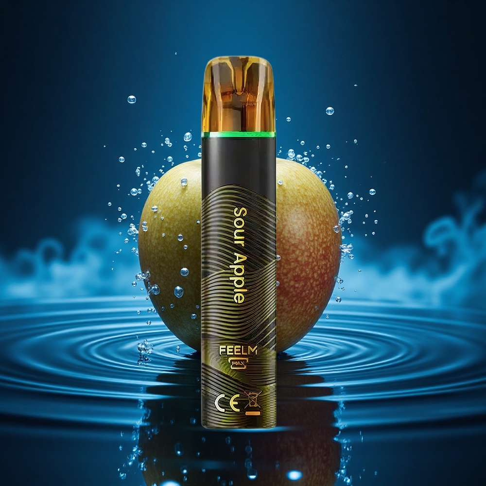 JNR Black&Golden 600+200 Manzana Ácida 800 Puffs 550mAh